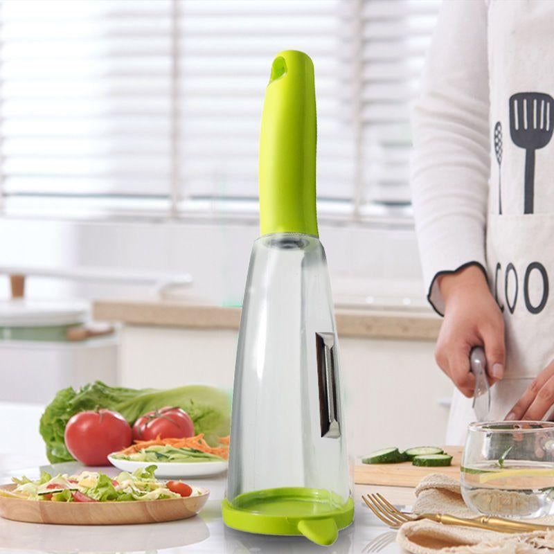Peeling Knife Kitchen Special Self-Contained Storage Box Lazy Peer Multi-Function Home Storage Peeling Artifact