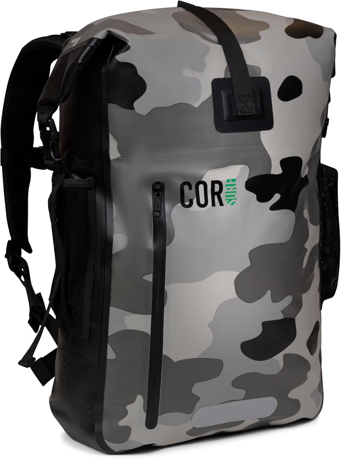 Waterproof Dry Bag Backpack with Padded Laptop Sleeve 25L & 40L Heavy Duty, Roll-Top Pack (Camo, 25L)